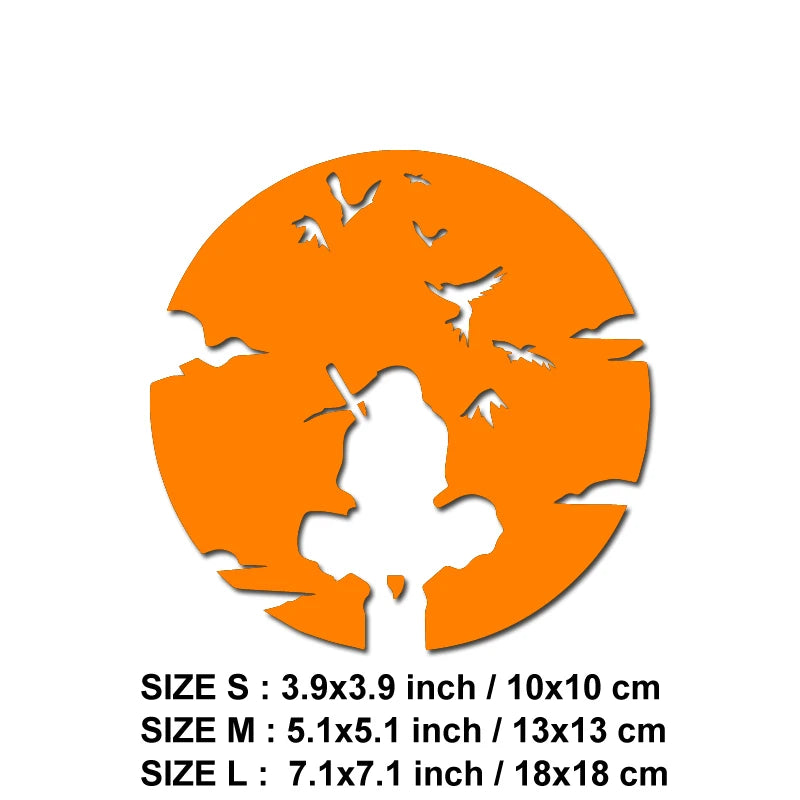 Anime ninja  decal,Personalised Decorative Accessories Decal Waterproof with high quality.