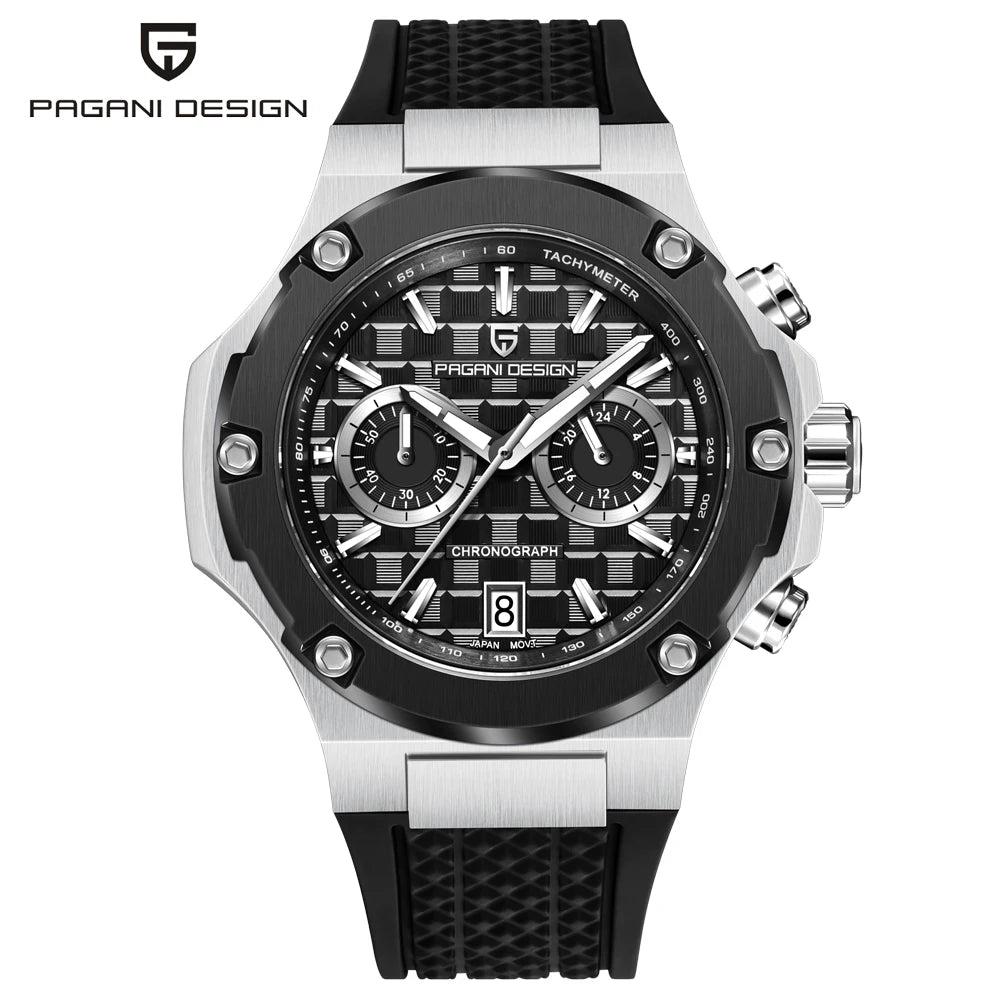 2026 New PAGANI DESIGN Men's Quartz Watches Top Luxury Chronograph Watch Men VK64 Sports Waterproof Luminous AR Sapphire Clock