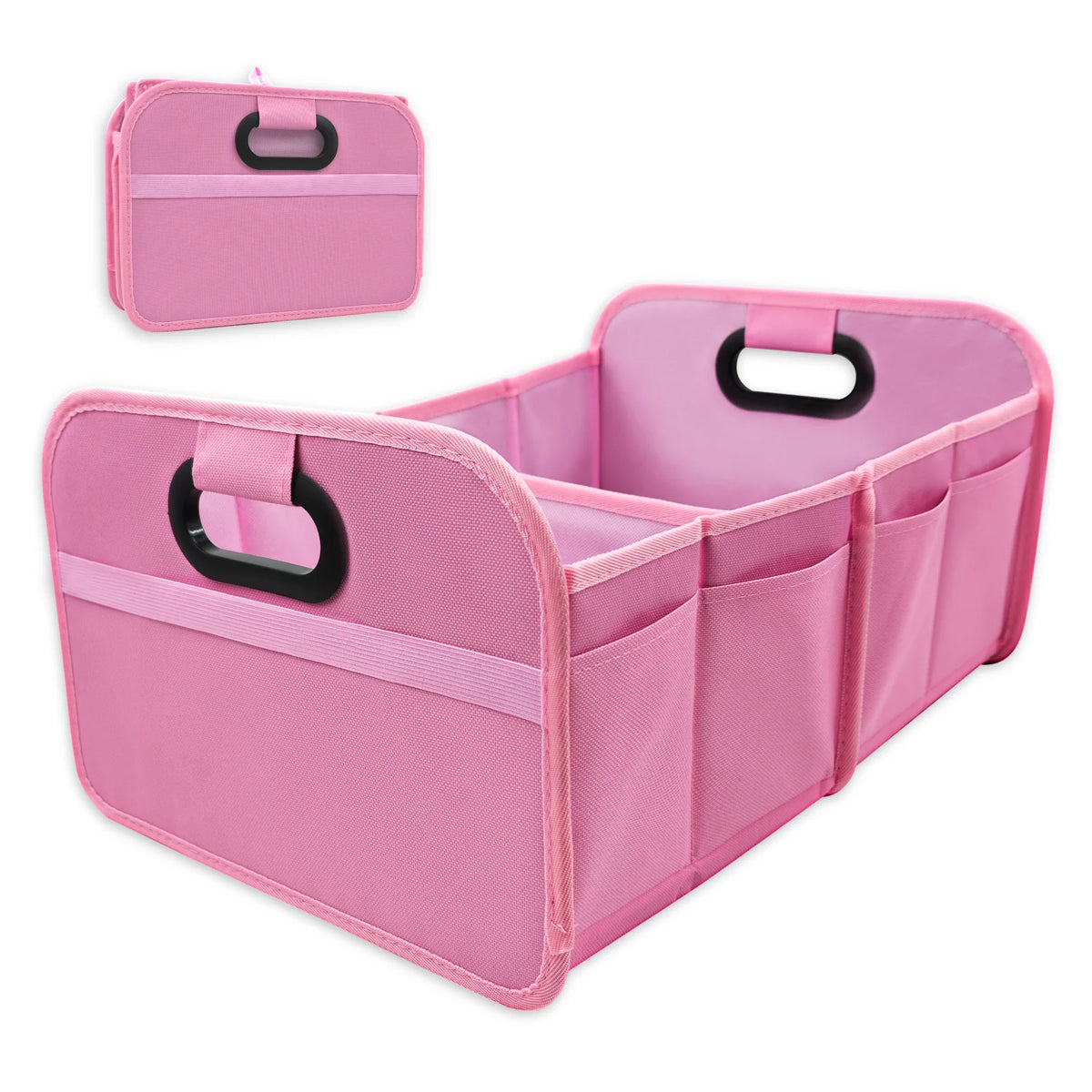 Trunk Organizer for suv, Foldable portable car storage box for camping outdoor storeroom,space saving multi functional