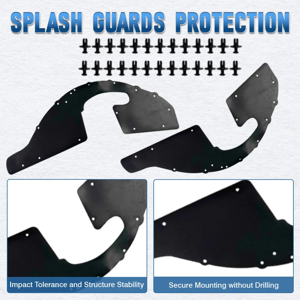 For Toyota FJ Cruiser 2011-2022 Land Cruiser Prado LC150 2010-2020 Front Mudflaps Splash Guards Mud Flaps Fender Liners Shield