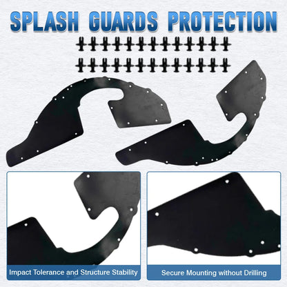 For Toyota FJ Cruiser 2011-2022 Land Cruiser Prado LC150 2010-2020 Front Mudflaps Splash Guards Mud Flaps Fender Liners Shield