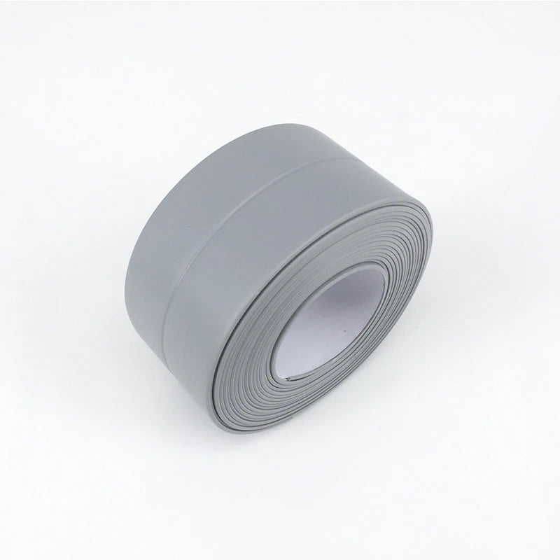 Bathroom Sealing Tape Self-adhesive Oil-Proof Kitchen Sink Caulk Seal Strip PVC Waterproof Shower Wall Sticker for Toilet Corner