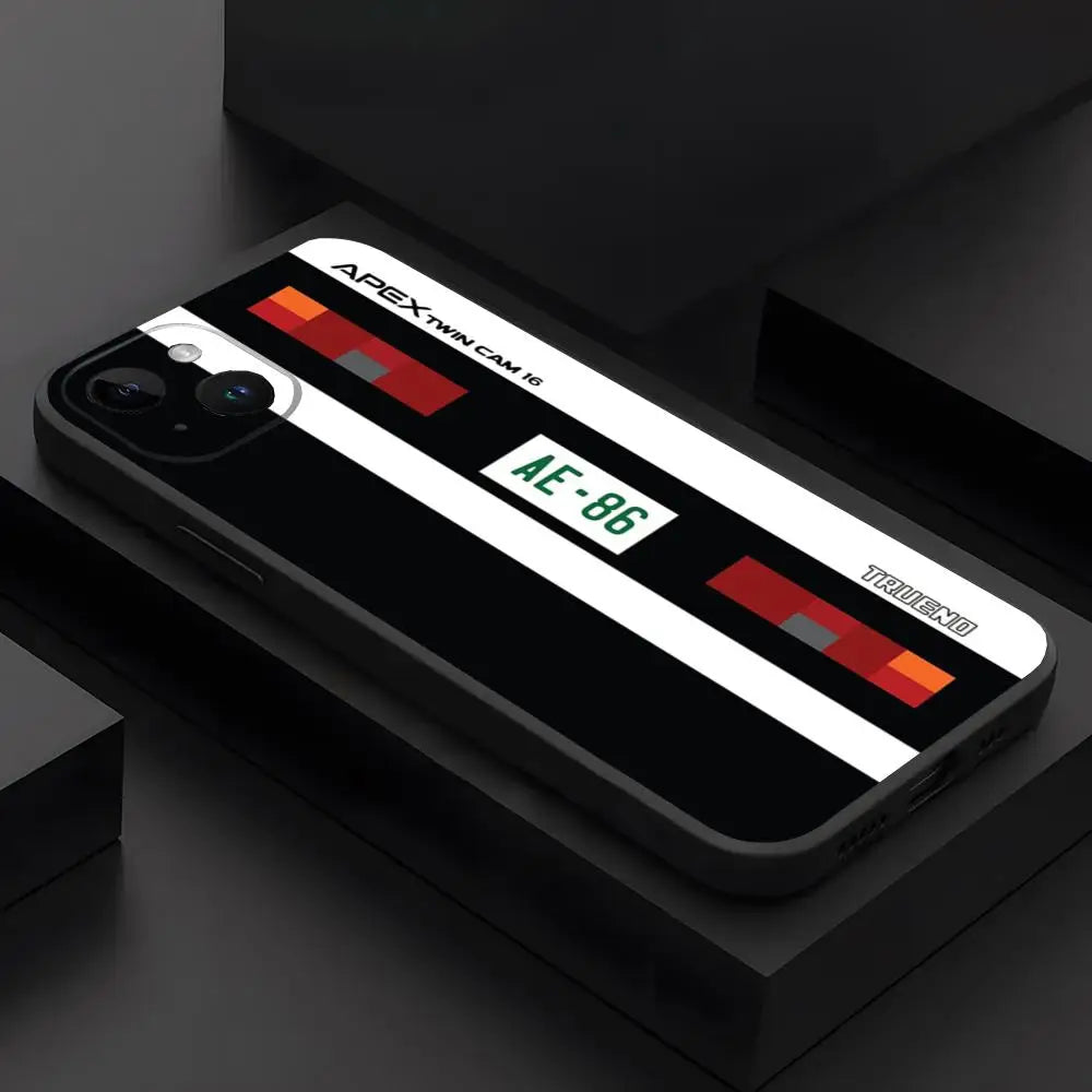Initial D Anime Phone Case For IPhone 17 15 16 13 Pro Max 14 12 11 Air Xr X 8 7 6 Plus Luxury Back Cover
