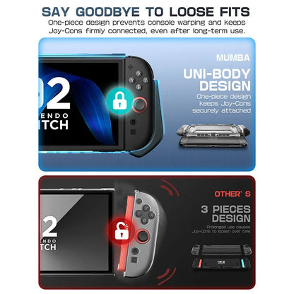 Dockable Case For Nintendo Switch 2 2025 SUPCASE Blade Series TPU Grip Protective Cover Compatible with Joy-Con Controller