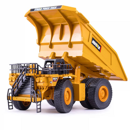 HUINA 1:40 1:50 1:60 Diecast Dump Truck Car Model Alloy Simulation Vehicle Articulated Backhoe Loader Toys for Boys Collectables