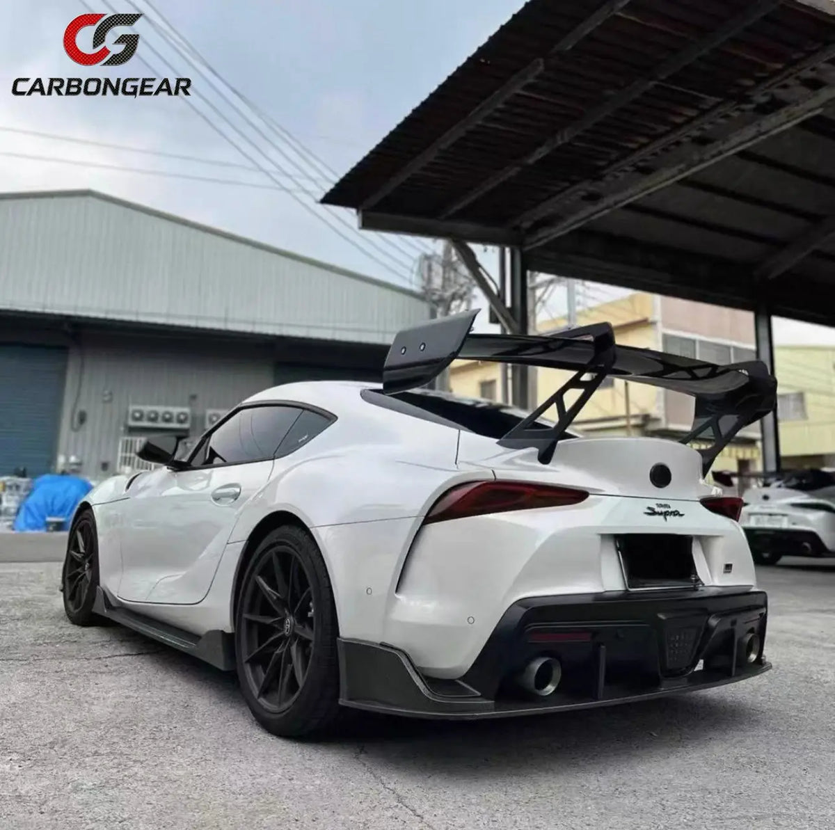 Dry Carbon Fiber Tail Wing Rear Spoiler Lip Wings Ducktail Body Kit For Toyota Gr Supra A90 A91 Mk5 AR V3 Style