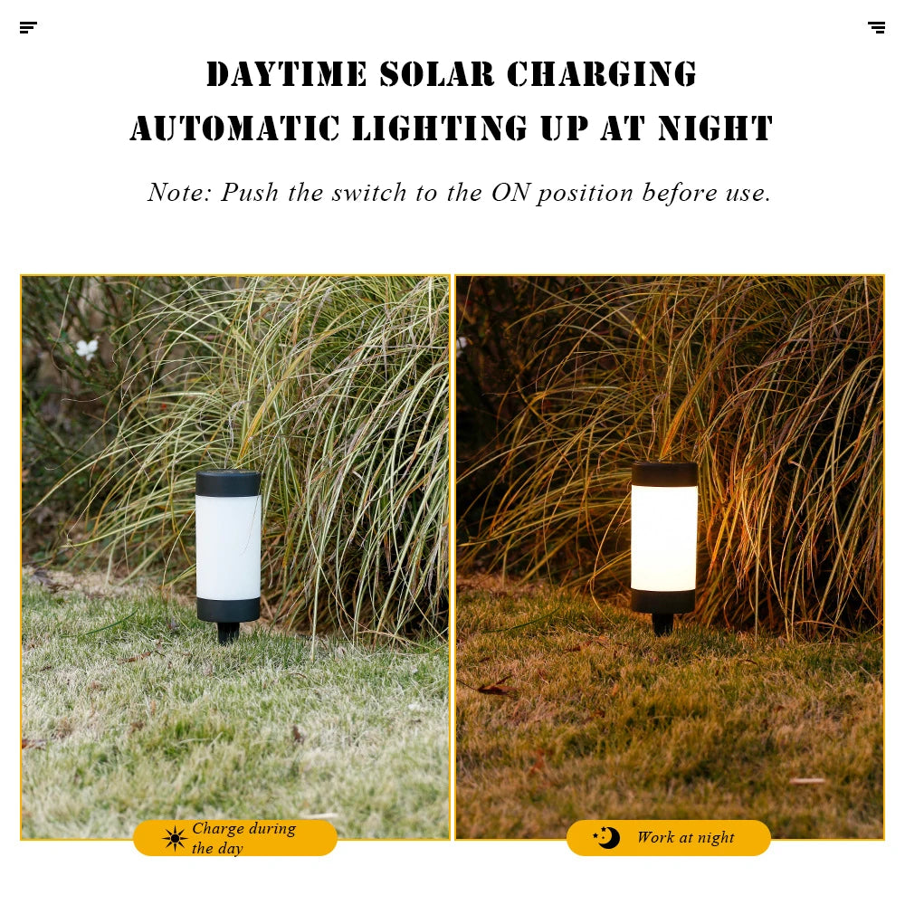 4pcs Outdoors Led Solar Garden Light Solar Power Lawn Light Street Lighting For Garden Decoration Solar Powered Path Lights