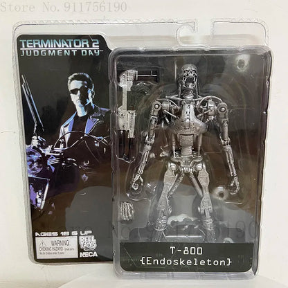 NECA The Terminator T-800 T-1000 Endoskeleton PVC Action Figure Collectible Model Toy