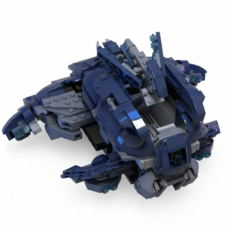 813pcs MOC T26 Zurdo Pattern Wraith Mortar Tank Halo Space Model Building Blocks Creative Gift DIY Display Decor Adult Premium