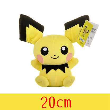 Pokemon Sylveon Plush Anime Cartoon Collectible Figurine Toy Kawaii Eevee Stuffed Doll for Kids and Adults