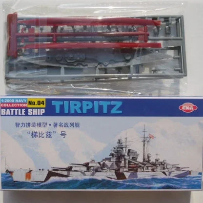 1/2000 Warship Assembly Model 4D Aircraft Carrier Cruiser HOOD MISSOURI Plastic Kit Toy for Children