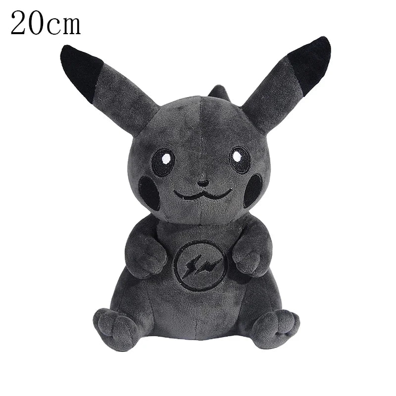 Pokemon Dark Lightning Graffiti Pikachu Pichu Cute Cartoon Anime Figure Stuffed Plush Dolls Toys Girl Kids Birthday Xmas Gifts
