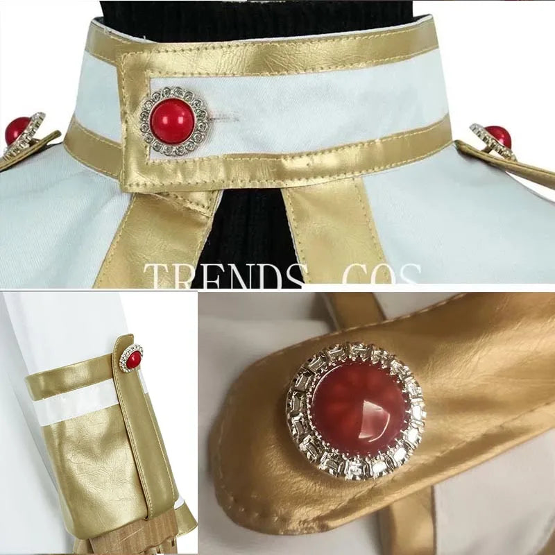 Homchee Trends COS Women Cosplay Costume Dress with Ears Stockings for Anime Comic Con Outfits