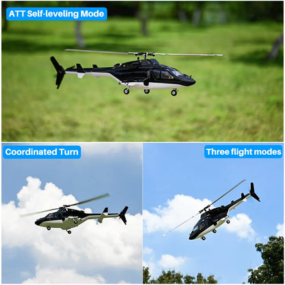 FLY WING Airwolf RC Helicopter Retractable landing gear LED light ACE Flight Control GPS 470 FLY WING Airwolf Scale Helicopter