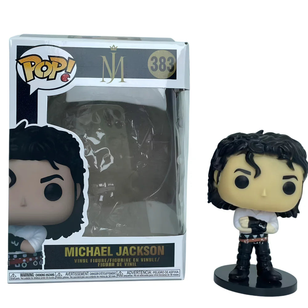 6pc Hot Funko POP! Michael Jackson King of Pop Vinyl Collectible Figure – Iconic Display Model, Great Souvenir Gift for Fans