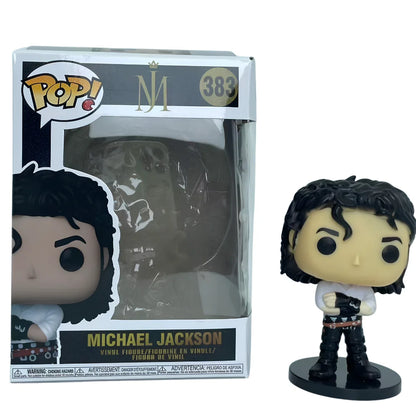 6pc Hot Funko POP! Michael Jackson King of Pop Vinyl Collectible Figure – Iconic Display Model, Great Souvenir Gift for Fans