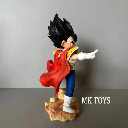 22cm/8.33in Anime Dragon Ball Z Figure Cloak Vegeta Action Figures Pvc Statue Desktop Ornamen Collection Model Toys Gifts