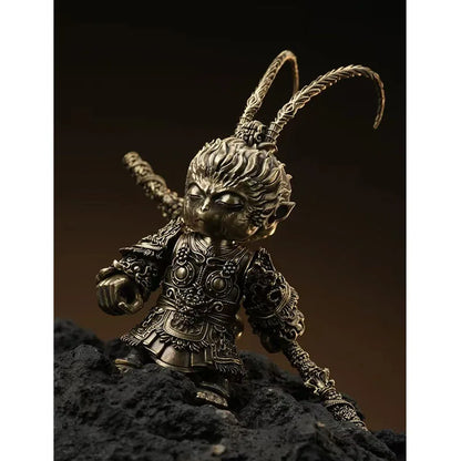 Original Logo 2026 Black Myth: Monkey King People Of Destiny Gold Armor Version Removable Magnetic Attachment Figurine Ornaments