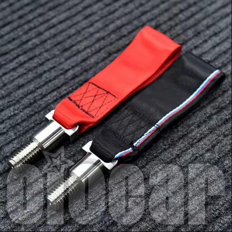 Free Shipping OiOMOTORS Racing Front Tow Straps for BMW F87 M2 M2c F80 M3 F82 M4 F90 M5 G29 Z4 F30 F31 F32 F33 F36 F20 F22 Supra