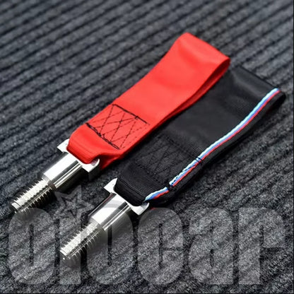 Free Shipping OiOMOTORS Racing Front Tow Straps for BMW F87 M2 M2c F80 M3 F82 M4 F90 M5 G29 Z4 F30 F31 F32 F33 F36 F20 F22 Supra