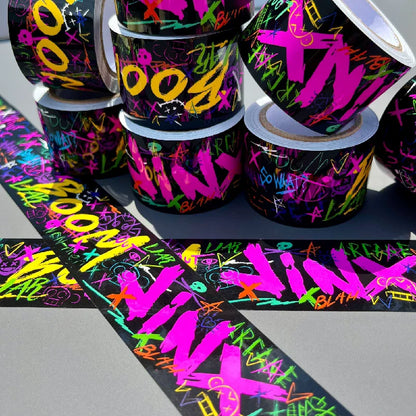 DIY Crazy Rabbit Decorative Tape Self-Adhesive Sticker for Bicycle/Skateboards/Suitcases/Fish Tanks Crafts Stickers Personalized