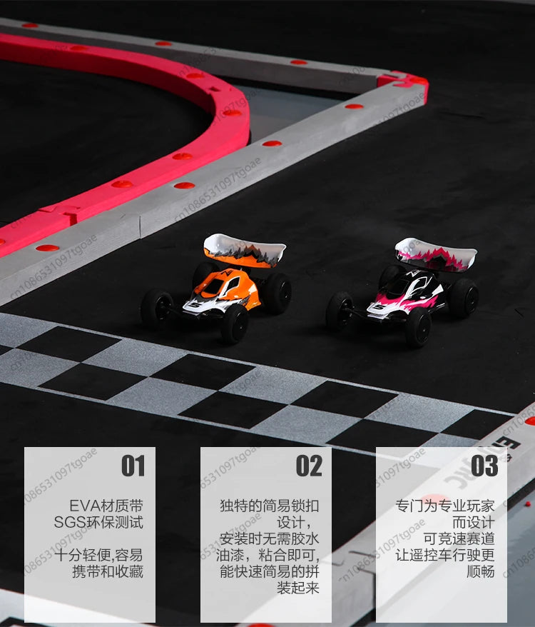 Track Racing Car Runway imat Pista 1/28 Scale Mini-z    Track 4WD RC Track