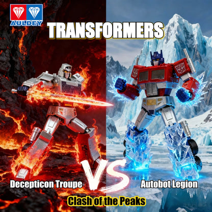 AULDEY Transformers Action Figure Collectible Toy Optimus Prime Megatron Blind Box Set with Movable Joints Design Model Gift Set