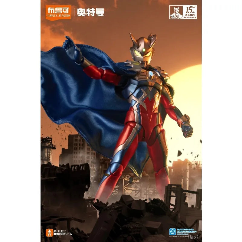【In Stock】Blokees ULTRAMAN ZERO Legendary Anniversary Edition Assembly Action Figure