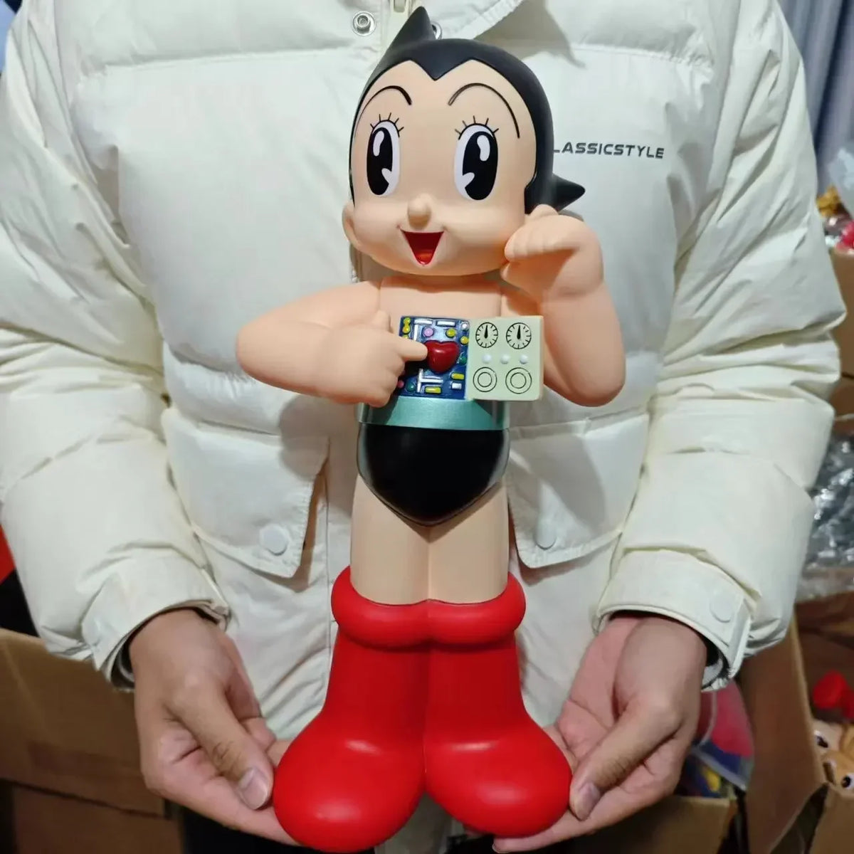 40CM Large AstroBoy Mighty Atom Tetsuwan Atom Anime Action Figure PVC Movable Statue Model Toy Collection Gift