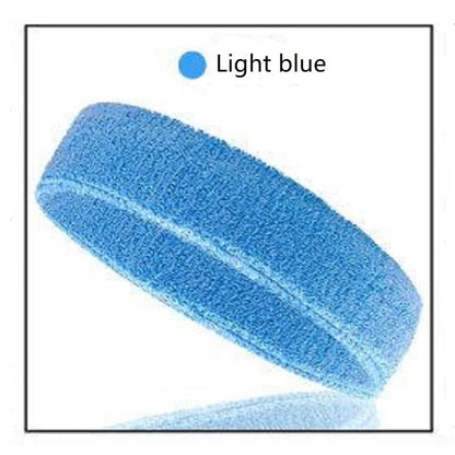 Towel material solid high eleastic thick sweat absorbing running cycling outdoor sports sweatband headband hair band