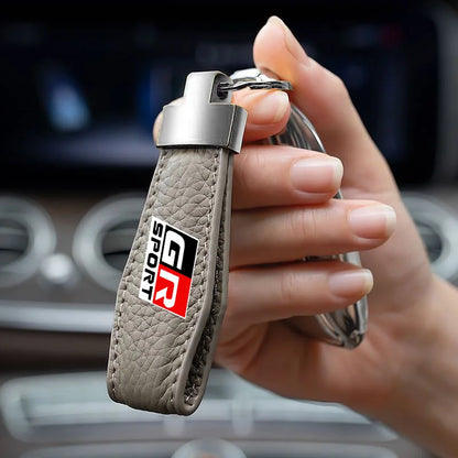 Car Key Ring Car Accessories Gift Car Keychain For Toyota GR Sport Gazoo Racing Yaris 86 Corolla Hilux Supra C-HR Accessories