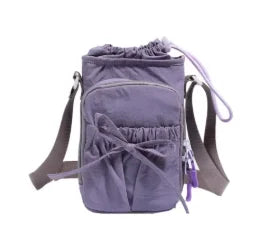New Lightweight Crossbody Phone Bag for Women Outdoor Sports Cycling Bag Water Bottle Holder Travel Bag  Knot Design