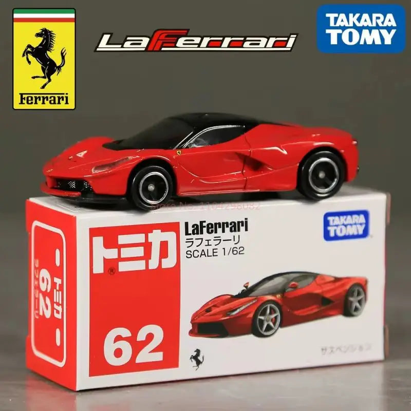 Takara Tomy Tomica No 8 Ferrari Purosangue Diecast Super Car Vehicle Fine Texture Static Model Premium Collectible Ornament Gift
