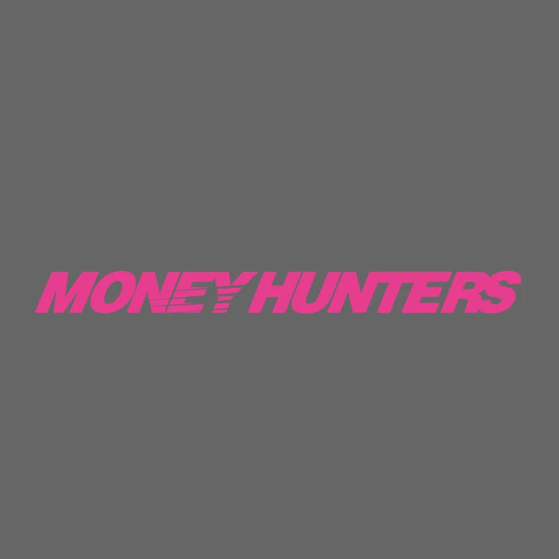 Money Hunter Vinyl Car Decal – Self-Adhesive Racing Stripe Sticker for Car Body, Truck Bumper, Rear Window – Waterproof Alphabet