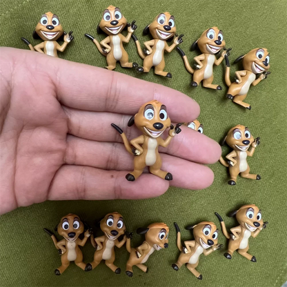 Disney original 100th Mini Figureines Bottle Toy  Princess Series Villain Series Figurine Toy Model For Kids Gifts