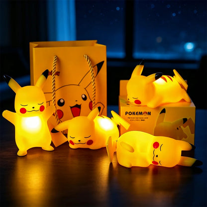 Cute Monster Figure Night Light Creative Anime PVC Model Room Nightstand Decoration Ornament Christmas & Birthday Gift