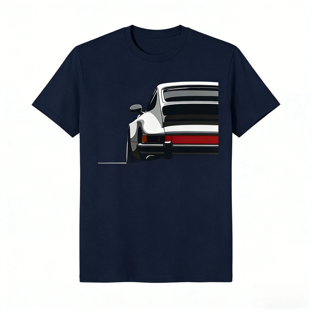 2026 New Legendary Racing Sports Car Iconic Racing Car Silhouette Print T-shirt Short Sleeve Men's and Women's T-shirt Men's Top