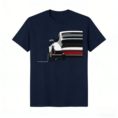2026 New Legendary Racing Sports Car Iconic Racing Car Silhouette Print T-shirt Short Sleeve Men's and Women's T-shirt Men's Top