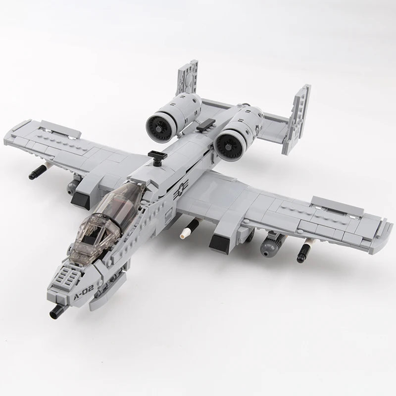 Military Army Bricks Series The AC130 Aerial Gunboat Set WW2 US Plane Building Blocks Classic Model Plane Educational Toys