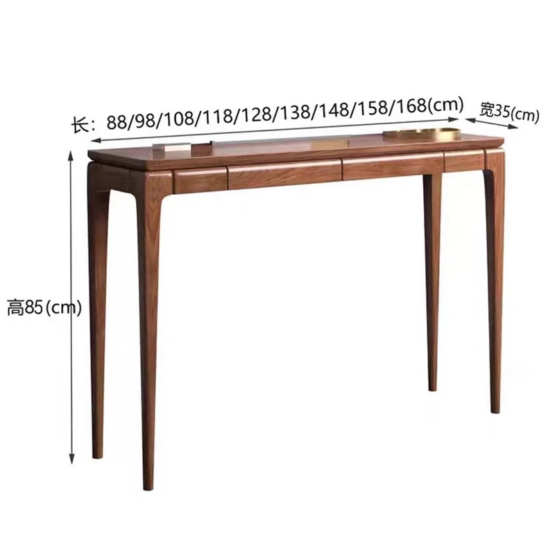 Classic Nordic Console Table Modern Minimalist Display Organizer Console Table Drawers Storage Tisch Wohnzimer Furniture