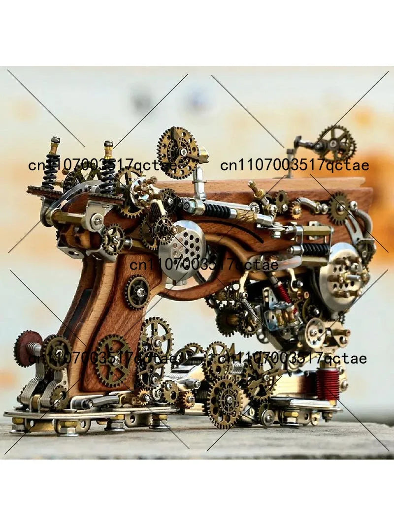 3D Metal Archimedes Steam Crossbow Puzzle DIY Assembly Building Blocks Set for Kids Adults Gift