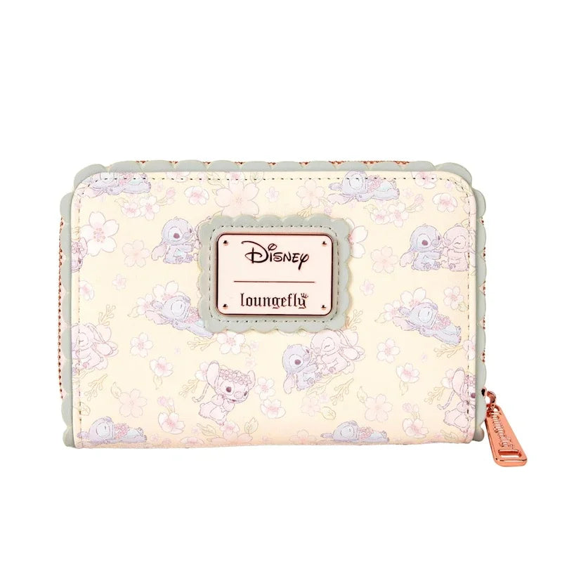 New Loungefly Beauty and The Beast Belle Stained Glass Portrait Mini Backpack Wallet