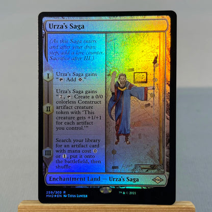DMU 2XM MH2 BIG WOT LCI FOIL9/001 Tcg Proxy Cards Urza's Saga Rhystic Study Sheoldred, The Apocalypse