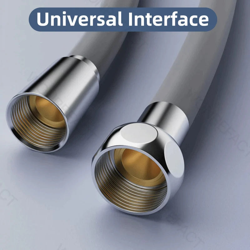 Bathroom Silicone Shower Tube Bend Arbitrarily Hose Explosion Proof Anti Winding Shower Head Hose Used High Toughness Design