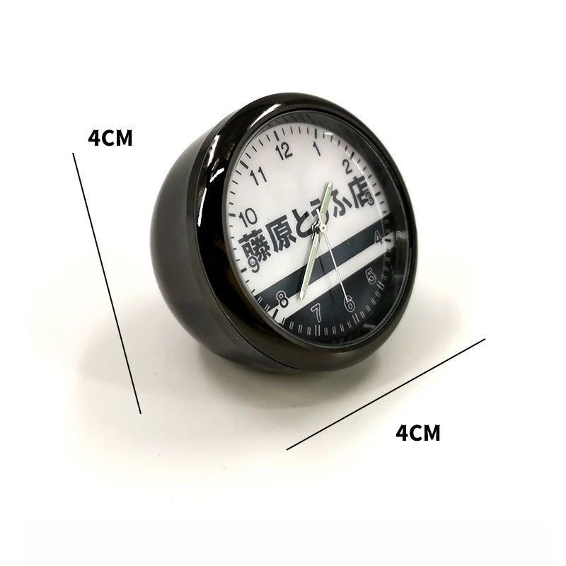 Initial D Fujiwara Tofu Shop Car Clock Aromatherapy Diffuser Anime JDM Car Interior Accessories Dashboard Air Vent Decoration