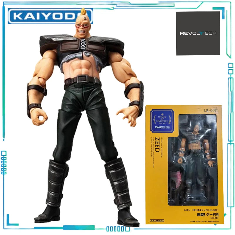 KAIYODO Genuine Revoltech Series Fist of The North Star Number 005，002,003,004,005，006， Ray ，Jyuza Movable Model Retro Toys