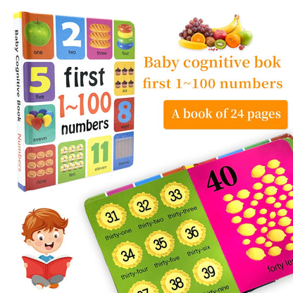 1-100 Fruits Vegetables Book Libros Manga Anime Coloring Books Preschool Learning Improves Children's Identification Skills Gift
