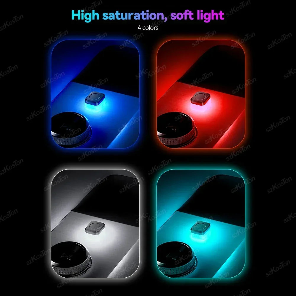 Universal USB Car Interior Ambient Atmosphere Light LED Lights Laptop Decoration Car Interior Accessories Mini USB LED Light