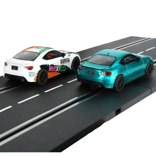 2pcs Analog Slot Car 1 32 1/32 132 Scale Racing Electric Race Toy Police Accessories For Scalextric SCX  Ninco Track Cars