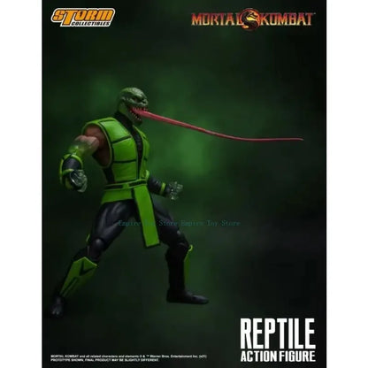 【In Stock】Storm Collectibles Mortal Kombat VS Series Reptile 1/12 Scale BBTS Transparent Arm Original Box Action Figure Model
